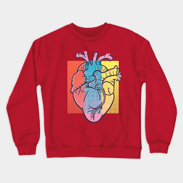 Heartbeat Series #05 Crewneck Sweatshirt by raffaus